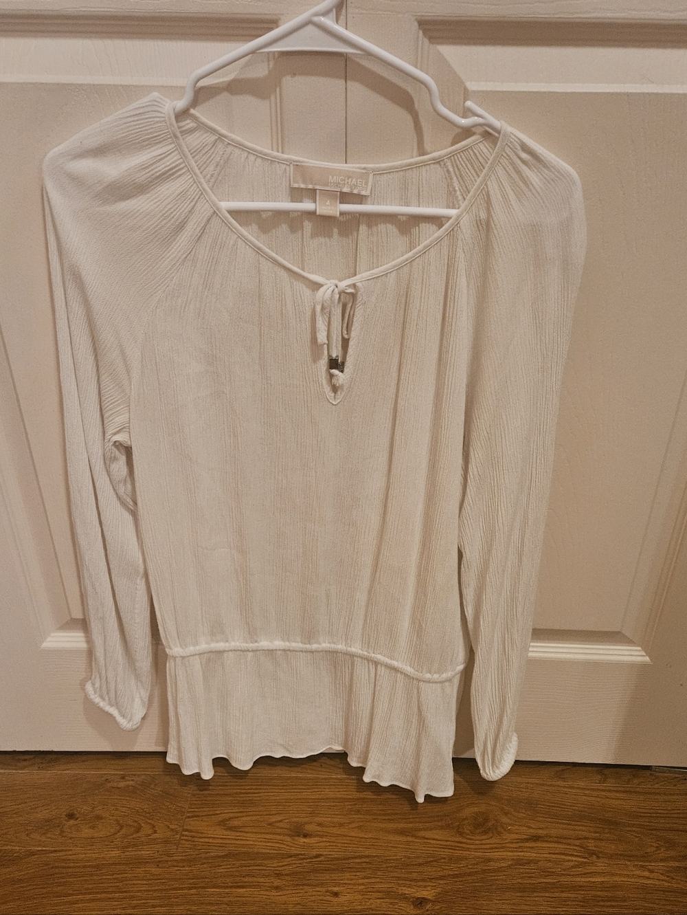Michael Kors White Tunic Blouse, NEW